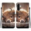 A16 A26 Animal Case Lion Panda Leather Phone Cover For Samsung Galaxy A36 A56 A26 5G A16 4G Wallet Flip Coque Card Protect Cases