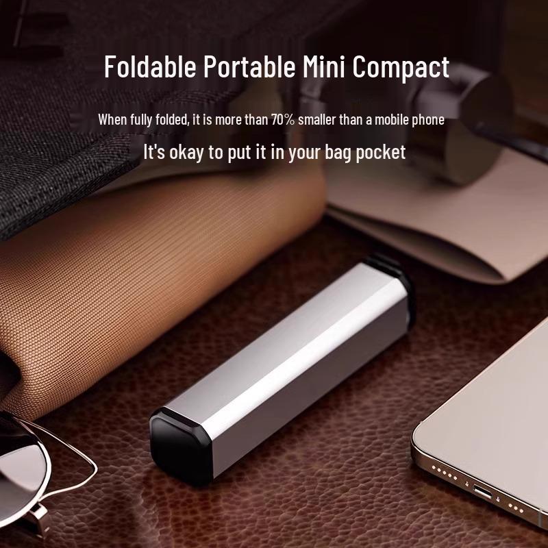 Portable Rotatable Aluminum Alloy Travel Stand for Airplane and High-speed Rail