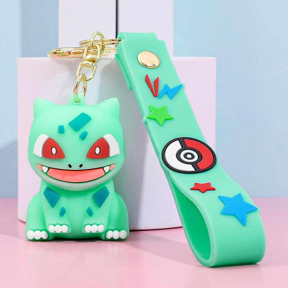 85 Styles Pokémon Pocket Monster Keychain Bag Decor Pikachu Desk Ornaments Car Key Chain Accessories Small Gift Between Friends