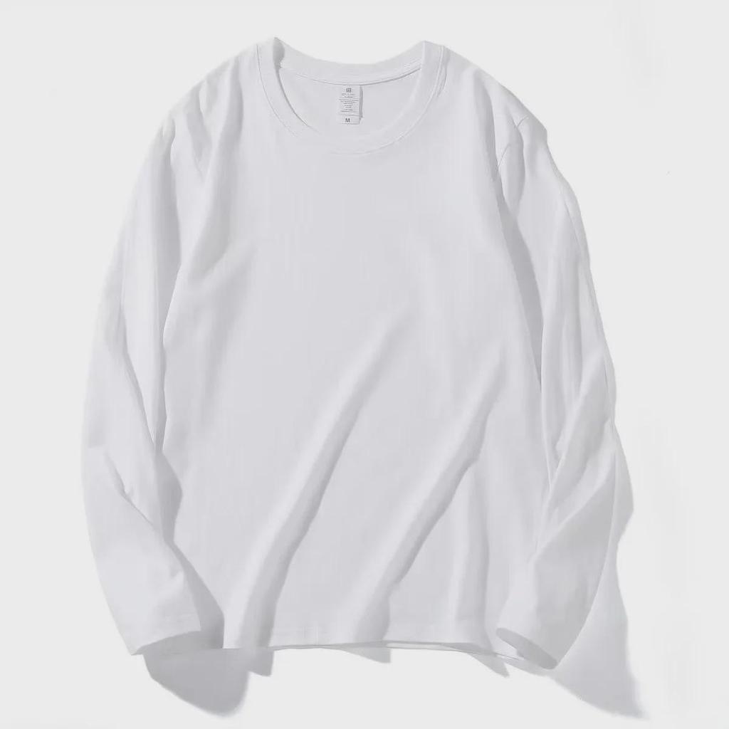Men's Plus Velvet Warm Long-Sleeve T-Shirt, Crew Neck Base Layer for Autumn and Winter