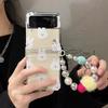 Maths Lucky Pc Hard Ins 2023 Bracelet Phone Case For Samsung Galaxy Z Flip4 Flip3 Flip 3 4 5g Protector Back Cover 3 In 1 Capa