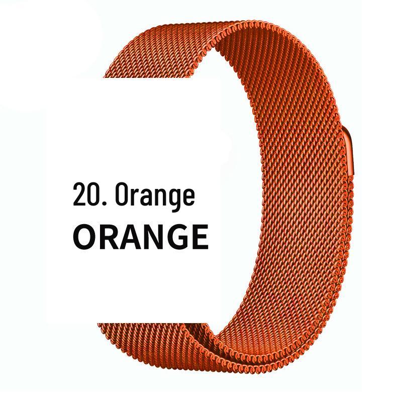 Compatible Stainless Steel Milanese Magnetic Band for Apple Watch Series 1-9 & SE.