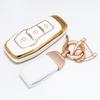 Auto Keyless Fob Shell For Ford S-Max Explorer Ranger F-150 Mondeo Galaxy 3 Button Tpu Car Remote Key Cover Case Protector