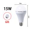 E27 Rechargeable Emergency LED Lamp Bulbs 7W 9W 12W 15W High Brightness Light Bulb Outdoor Camping Fishing Portable Lamps Lights