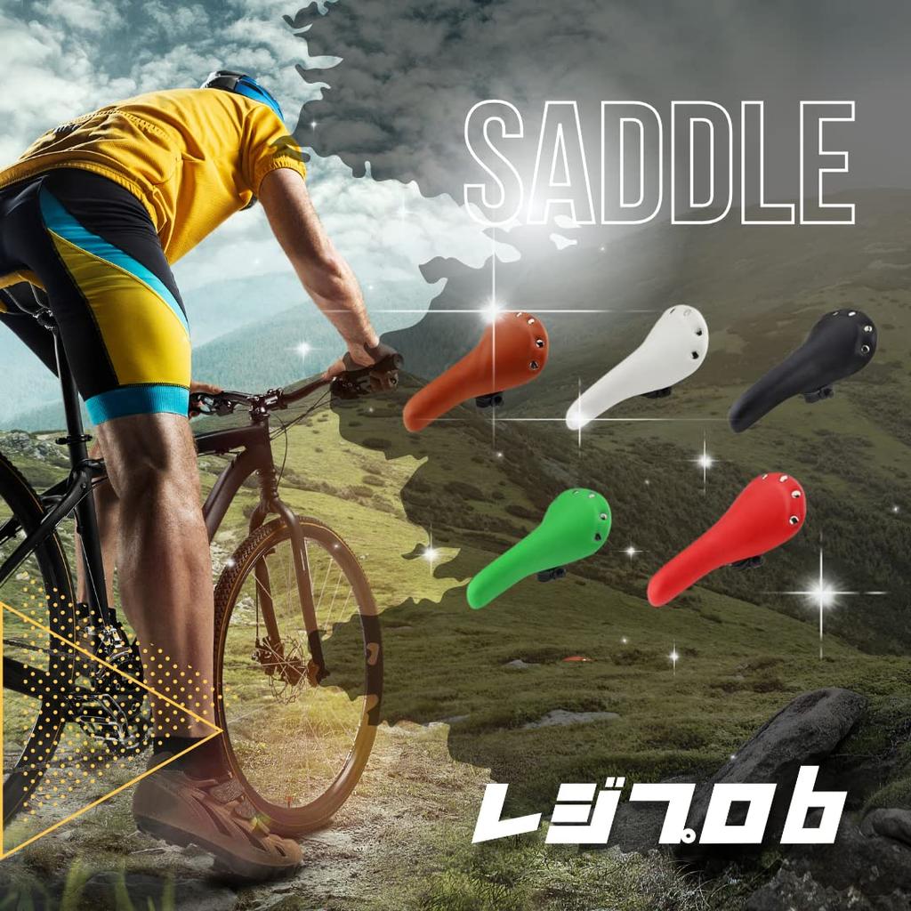 Selim RegiProb Europeu para Bicicleta 27cm x 15cm, Inteligente, Leve, Desportivo, Clássico, (Preto)