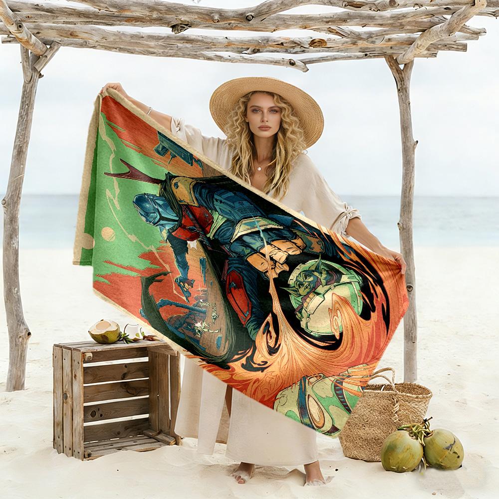 Star Wars Beach Towel Soft Durable Quick-Dry Comfortable Lightweight