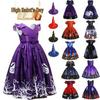 European & American Halloween Witch Costume for Kids - Masquerade & Role-Playing Dress