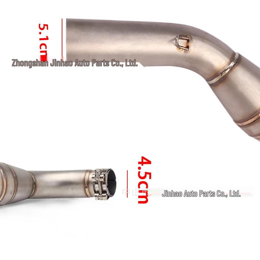Huanglong 600 Motorcycle Mid-Section Stainless Steel Exhaust (Backpressure) Mod