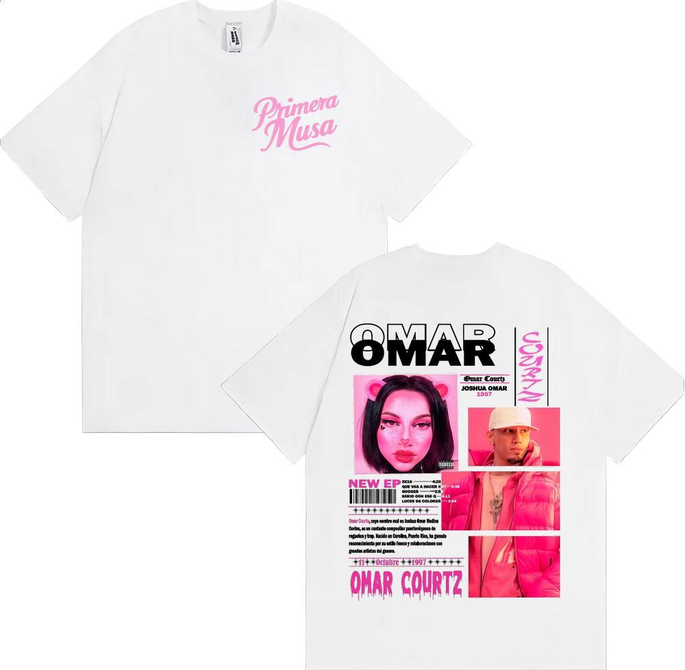 Omar Courtz Primera Musa Graphic T Shirt Men Women Clothing Hip Hop Fashion Tshirt Harajuku Casual Cotton Short Sleeve Tshirts