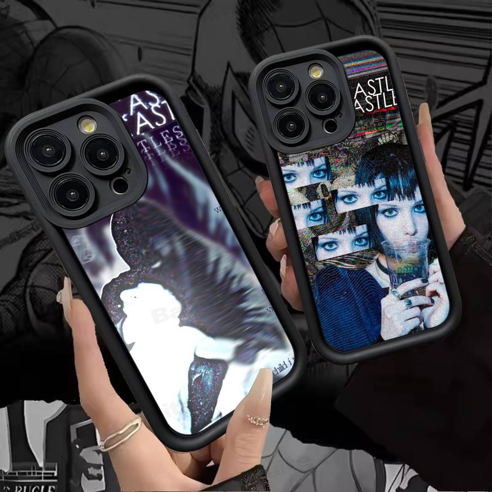 Electronic Band Crystal Castles Phone Case For IPhone 17 16 15 14 13 12 11 Pro Max Plus Silicone Shockproof Case