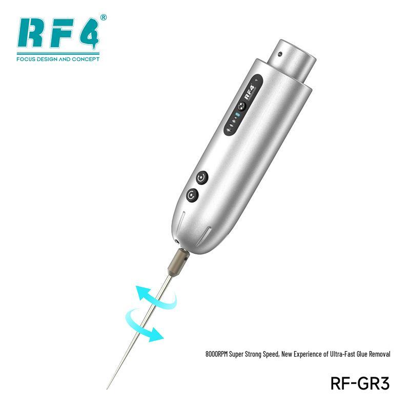

RF4-GR3S Multi-gear Electric Glue Remover with Adjustable Rotation for Curved and Flat Surfaces
