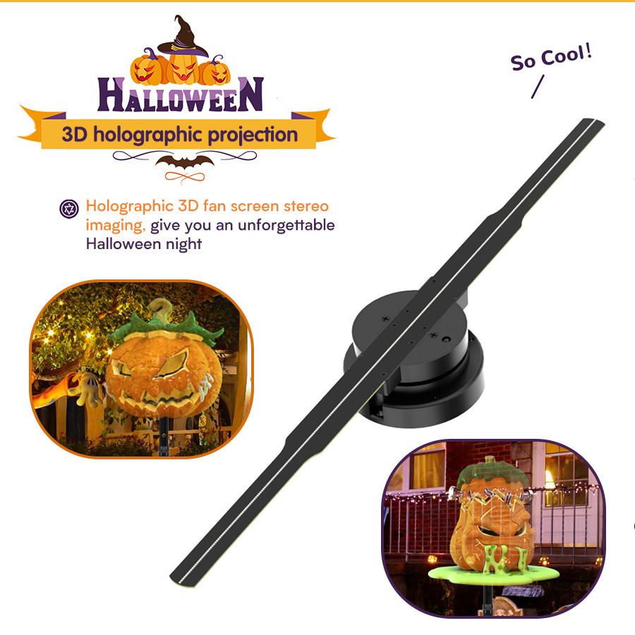 18W 3D Hologram Projector Fan Wifi Display Business Advertising Logo Light Holographic Lamp Projectors