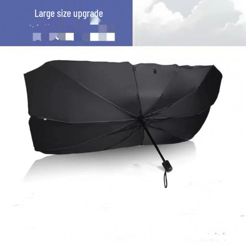 

Car Front Windshield Sunshade - Summer Sun Protection & Heat Insulation Umbrella Shade 99% Sun Protection