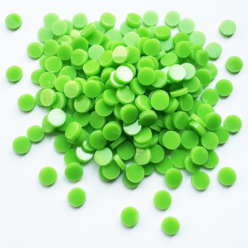 200g Bunte Runde Acryl-Mosaiksteine für DIY-Kunstprojekte