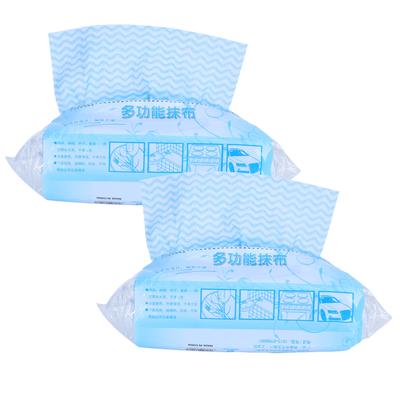 2er-Pack Einweg-Vlieslappen Spültuch Küchenputztuch Wischlappen(blau )