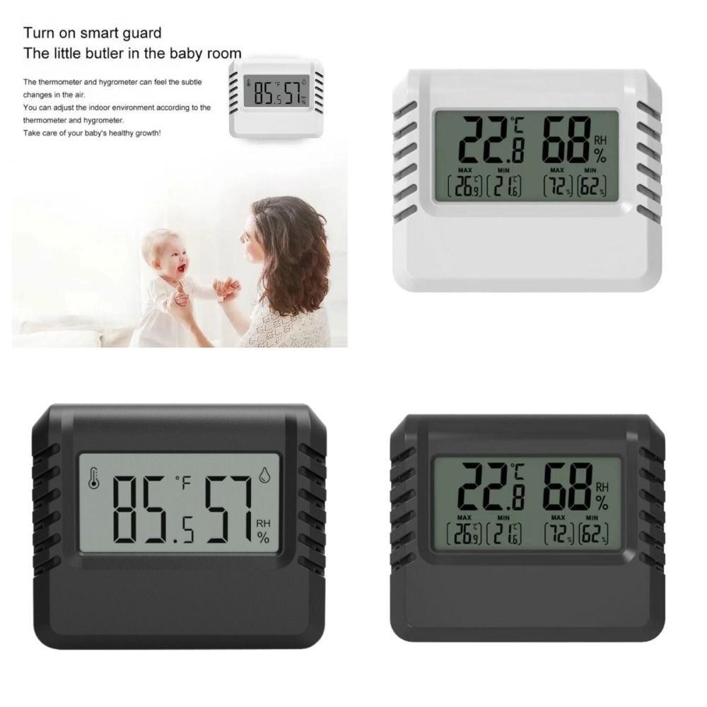 Large Screen Thermometer Hygrometer High-definition Hygrometer Gauge  Room