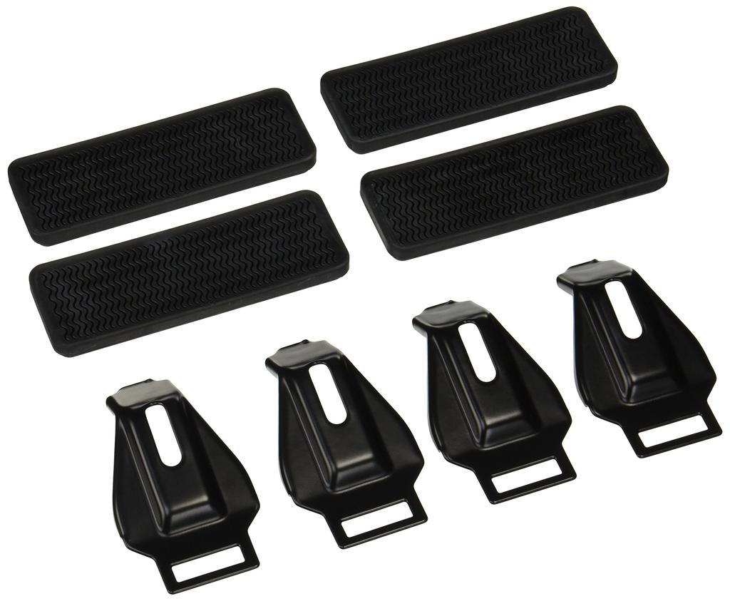 Terzo Roof Carrier Set of for Toyota Granvia and (by PIAA) Rack/Base Holder, 4, Black, KCH1#, RCH1#, VCH1# (EH125)