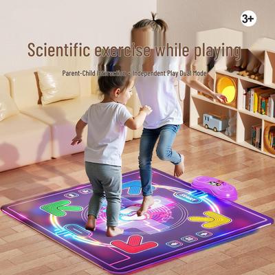 Kids' Interactive Dance Mat: Fitness & Fun Educational Game with Music, No TV Required