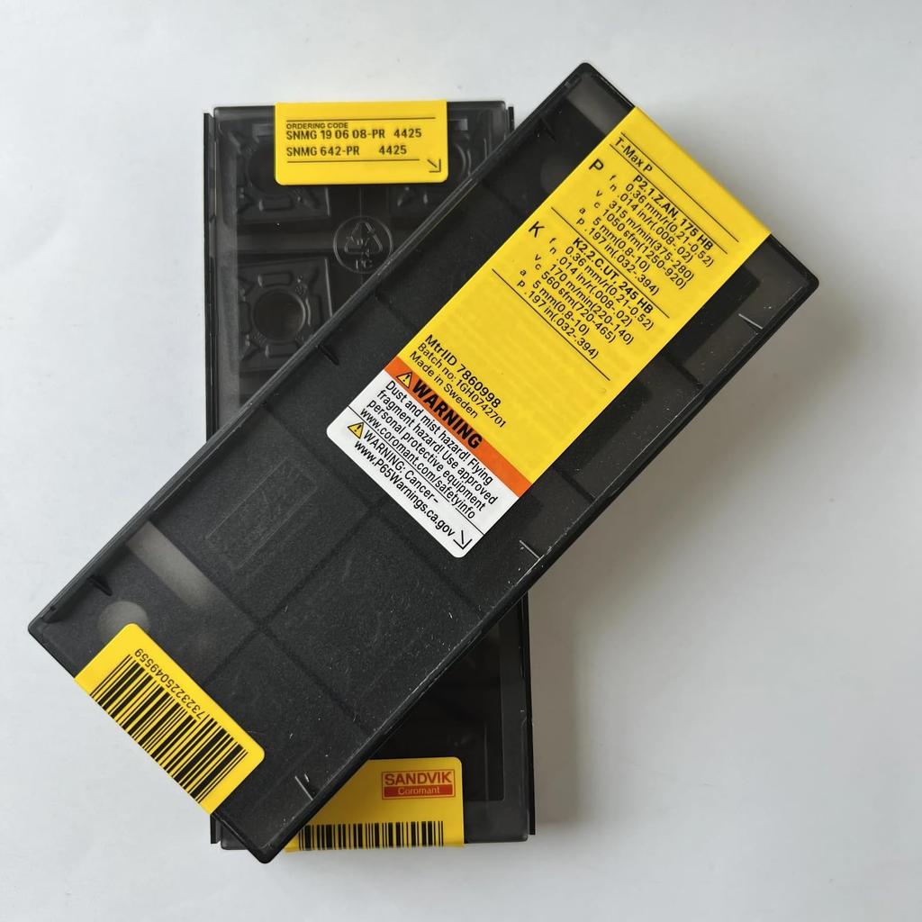 Original Sandvik / SNMG190608-PR 4425 /  CNC Lathe Carbide Blade 10 Pcs