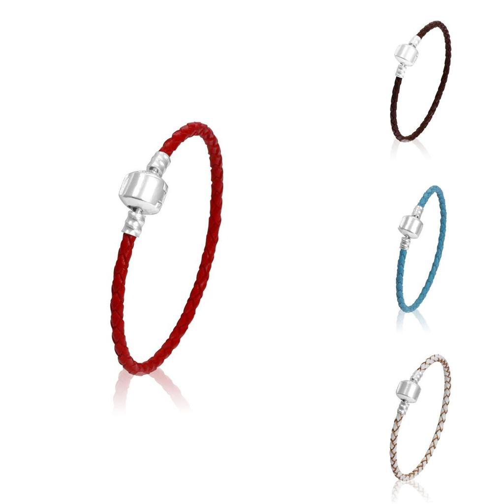 Stylish Unisex Braided Leather Bracelet With Durable Titanium Steel Magnetic Clasp