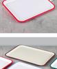 Kaibaiya Rectangular Melamine Tray: Versatile Plastic Tray for Appetizers, Tea, Meals, and Breads