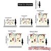 2pcs,Curtains Christmas Bells Holly Garland (3) Popular Curtains Versatile Durable Polyester Curtains Decorations Inside