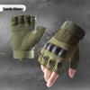 Unisex Tactical Cycling Gloves - Durable, Non-Slip, Half-Finger for Outdoor Sports & Training