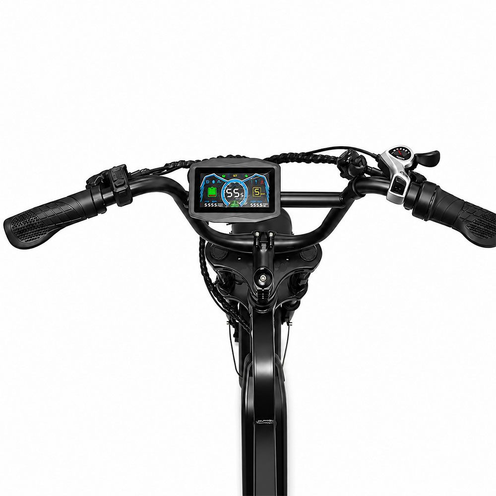 Pixar M9 Mini Elektrofahrrad 16" Reifen 250W Motor Hydraulische Bremsen 48V 15Ah Abnehmbarer Akku 7 Gänge Maximale Reichweite 60 km