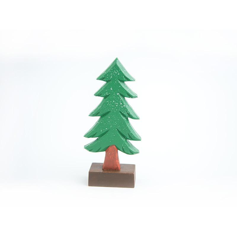 Wooden Holiday Ornaments Set With Modern Style For Christmas Home Decor