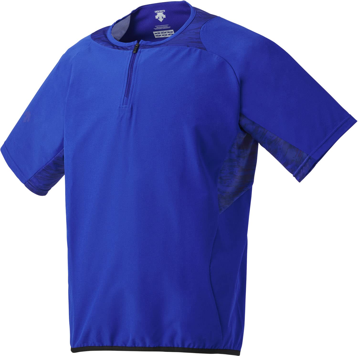 

Baseball Practice Wear Hybrid Shirt Royal Blue [DESCENTE] DBX-3607B Men s королівський синій колір