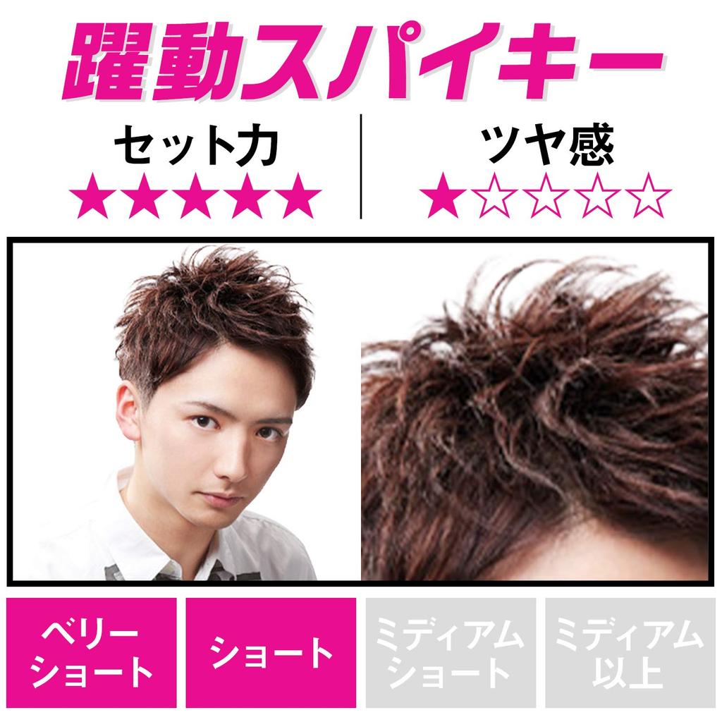 GATSBY [Bulk Purchase] Moving Rubber Spiky Edge 80g 2 Pack Men's Wax Hair Wax Hair Conditioner