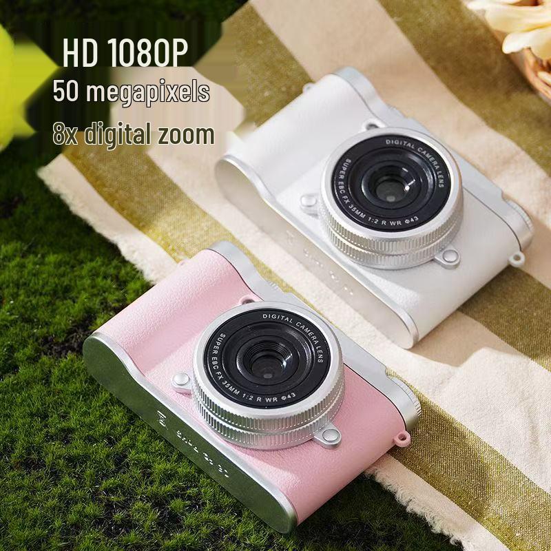Vintage HD High-Pixel Dual Camera for Selfies and Portability