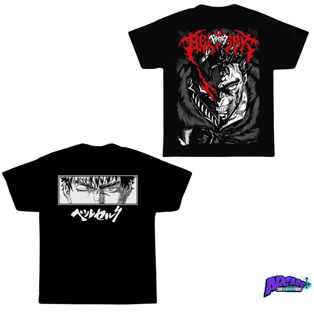 Oversized Y2k Top Classic Japanese Anime Berserk Graphic T-shirt Men Women Tee Casual Comfort Cotton Loose Female Male Clothing