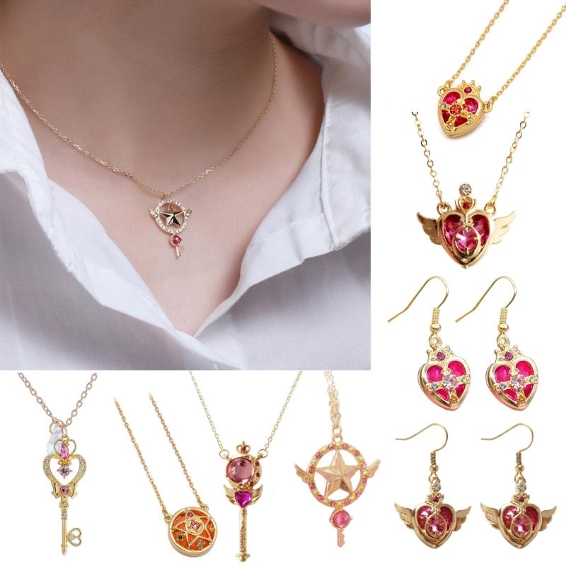 Beautiful Girl Necklace Female Temperament Niche Net Red Collarbone Chain Student Adjustable Chain Fairy Wand Jewelry