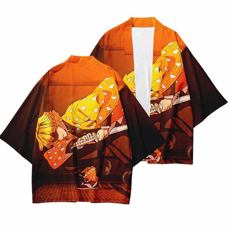 Sun Man Ghost Destroyer Blade Kimono Cloak Couple Casual Jacket 3D Digital Printing Cardigan Sunscreen Clothing