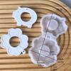 Pendants Silicone Mold Keychains Resin Mold Four Leaf Clovers Epoxy Mold for Casting Chocolate Holders Home Decors