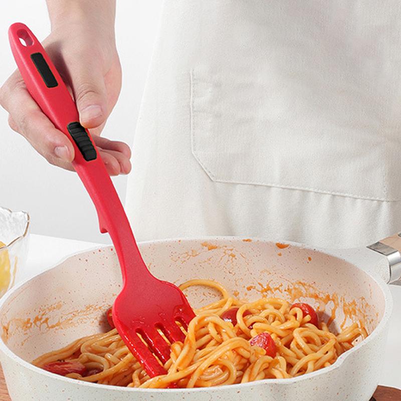 Esnek Mutfak Gereçleri Çok Fonksiyonlu Spagetti Silikon Çatal Salata Çatalları