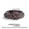 Exaggerated Irregular Wide Leopard Pattern Bangles Fashion Geometric Acrylic Resin Bangle for Women Vintage Bracelets Jewelry
