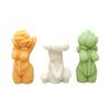 3D Rose Woman Female Body Candle Silicone Mold Lotus Goddess Resin Silicone Mold Mushroom Head Human Body Gypsum Mold