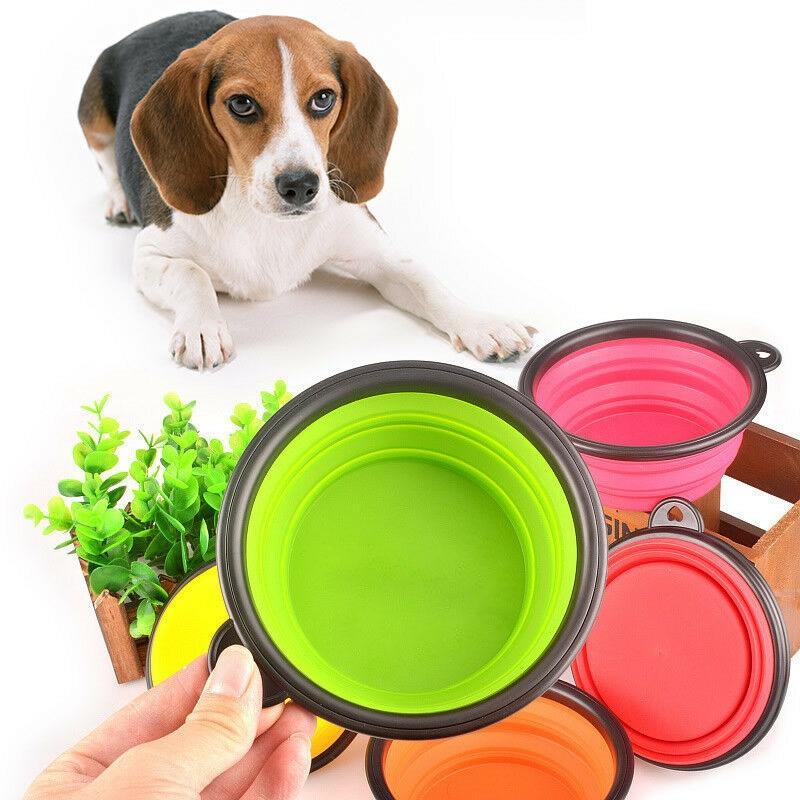 Compact 350ml Collapsible Dog Bowl For Convenient Feeding And Hydration On The Go