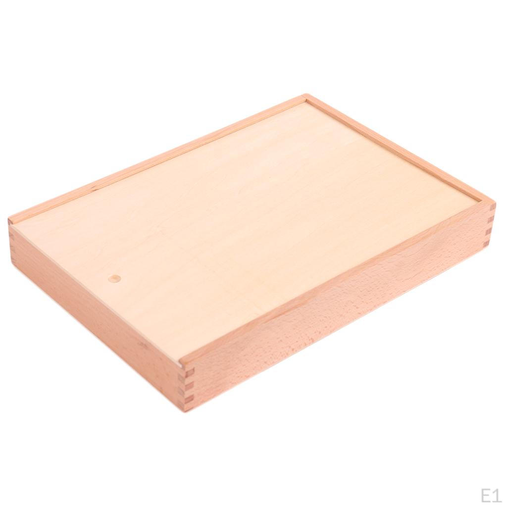 Деревянный набор игрушек Монтессори с печатью для детей — фото 4