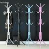 Iron Art Bedroom Coat Rack - Minimalist Standing Clothes Rack for Modern Style
