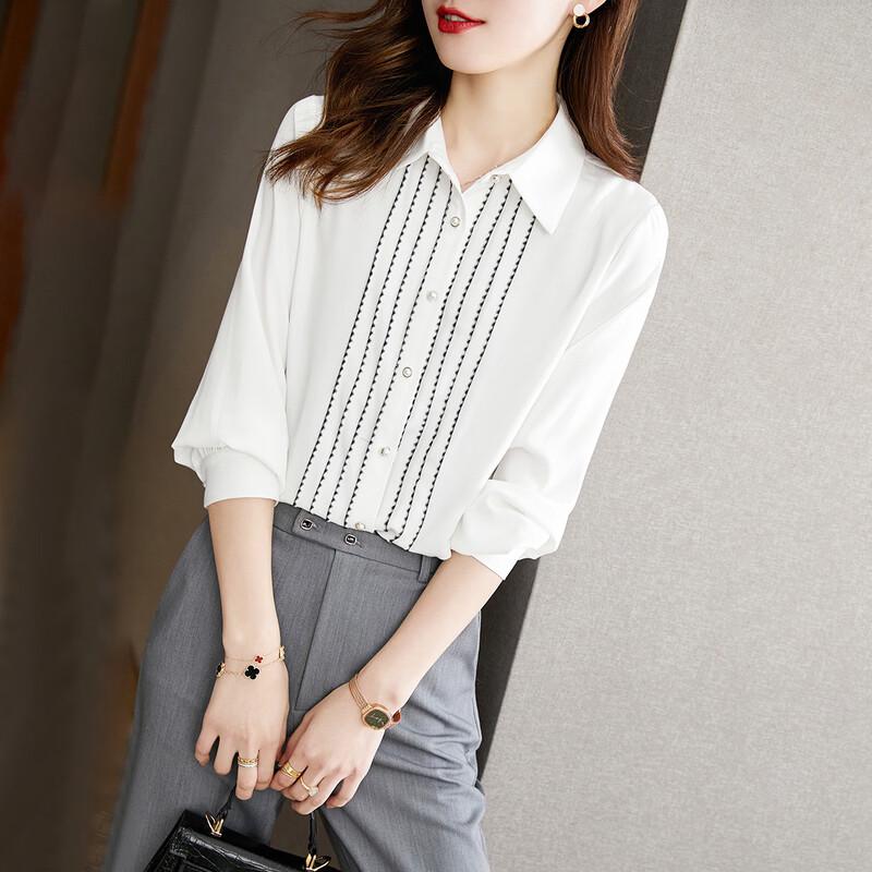 

Srcr Women s Pleated Chiffon Blouse 2XL