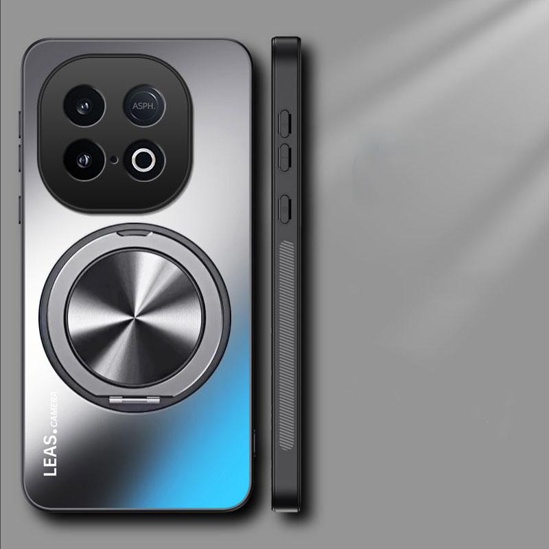 

для Магнітного чохла Magsafe для VIVO IQOO Z10 Turbo Pro AG Матовий Протиударний Бампер Підставка-Тримач Чохол для VIVO IQOO Z10 Turbo + Vivo iqoo z10 turbo+ сірий