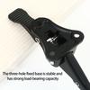 2Pcs Easy Pedals Kick Down Door Stop Adjustable Door Holder Wall Protector Zincs Alloy Doorstop with Rubber Tip