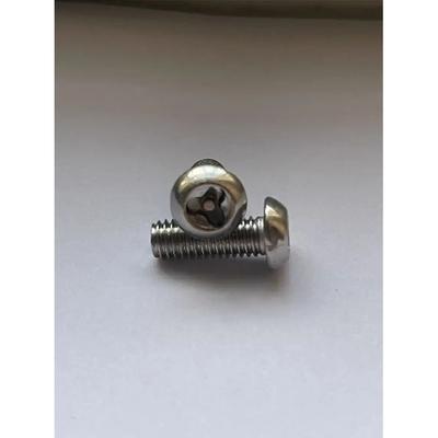 Y-förmige Schraube aus 304 Edelstahl, Dreieckiger Bolzen mit Linsenkopf, Diebstahlsichere Nadel-Schraube M3-M6