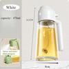 470ml Glass Oil Spray Bottle 2in1 Mist  Pour Non-Drip Oil Dispenser Kitchen Oil Filter Jug for Home Usewith Leakproof Spout
