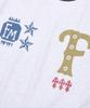 FREEMARIO Smudge Ringer T-Shirt [Melange Grey]