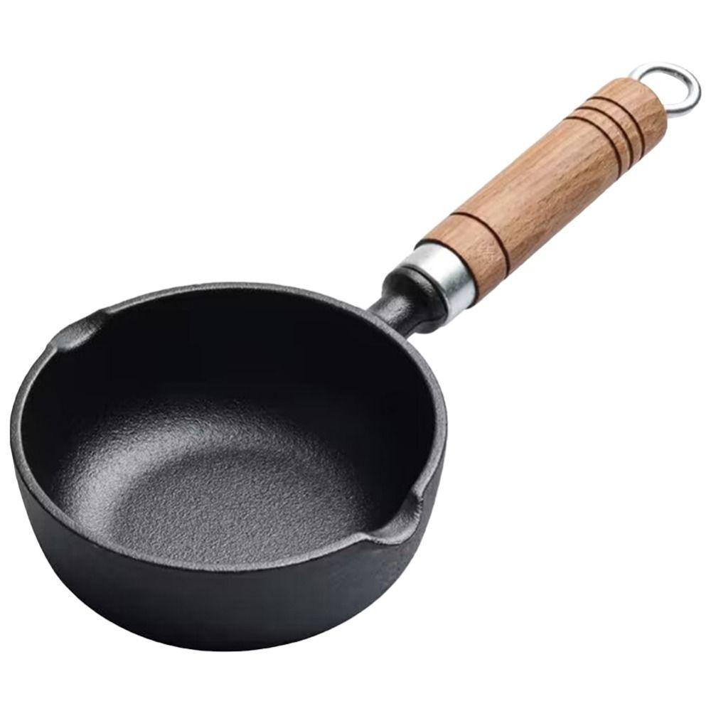 Thickened Non Stick Frying Pan Double Drip-Spouts Mini Cooking Pot Cooking Pot  Induction Cooker