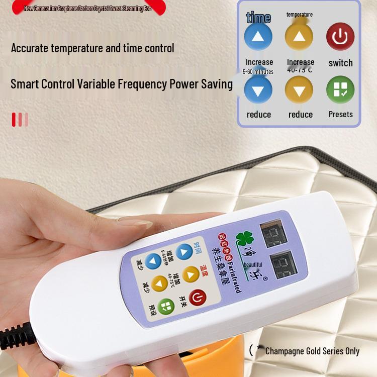Portable Infrared Sauna Box for One Person - Home Use